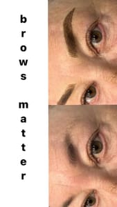 Eyebrow Tattoo result by All about me By: Maggie in Moses Lake, WA
