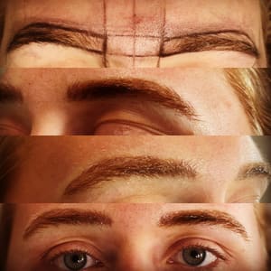 Eyebrow Tattoo result by All abrow it in Willow Park, TX