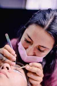 Eyebrow Tattoo result by All Coast Beauty - Microblading and Eyelash Extensions Experts in Santa Barbara in Santa Barbara, CA