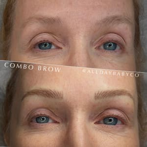 Eyebrow Tattoo result by All Day Baby Cosmetic Tattoo in New Orleans, LA