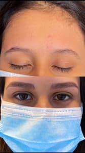 Eyebrow Tattoo result by All In Esthetic in Clifton, NJ