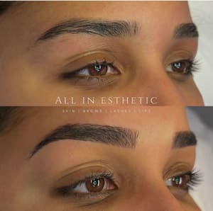 Eyebrow Tattoo result by All In Esthetic in Clifton, NJ