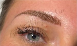 Eyebrow Tattoo result by All Things Vain Medi Spa in Lone Tree, CO