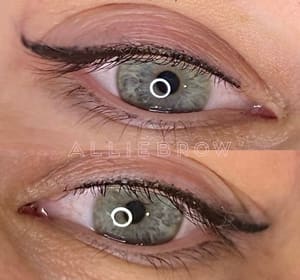 Eyebrow Tattoo result by ALLIEBROW Microblading and Permanent Makeup Studio in Oklahoma City, OK