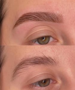 Eyebrow Tattoo result by Allure Beauty Esthetics in Kirkland, WA