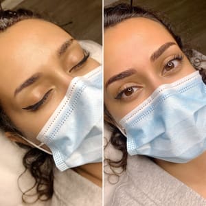 Eyebrow Tattoo result by Allure Beauty House in Hyattsville, MD