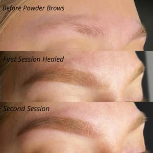 Eyebrow Tattoo result by Allure Brows & Beauty in Garden City, ID