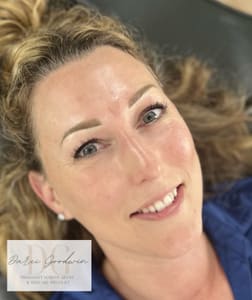 Eyebrow Tattoo result by Allure Cosmetic Studio in Albany, LA
