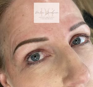 Eyebrow Tattoo result by Allure Cosmetic Studio in Albany, LA