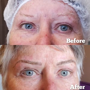 Eyebrow Tattoo result by Allure Ink by Jenna Cherie in Benton, KY