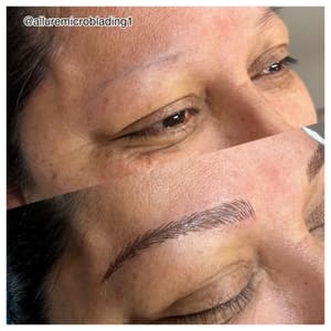Eyebrow Tattoo result by Allure microblading USA in Gaithersburg, MD