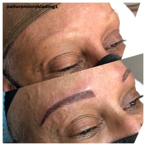 Eyebrow Tattoo result by Allure microblading USA in Gaithersburg, MD