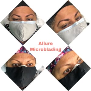 Eyebrow Tattoo result by Allure microblading USA in Gaithersburg, MD