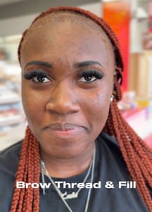 Eyebrow Tattoo result by Allured Aesthetics in Raleigh, NC