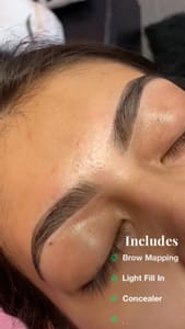 Eyebrow Tattoo result by Alluring Creations llc in Houston, TX