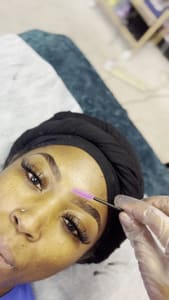 Eyebrow Tattoo result by Alluring Creations llc in Houston, TX