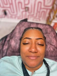 Eyebrow Tattoo result by Alluring Creations llc in Houston, TX