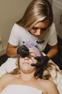 Eyebrow Tattoo result by Alluring Looks Spa in Hixson, TN