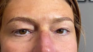 Eyebrow Tattoo result by Allyce Rose Permanent Cosmetics, LLc in Little Rock, AR