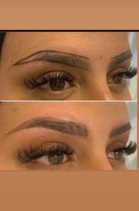 Eyebrow Tattoo result by Almalika Beauty in Cedar Grove, NJ