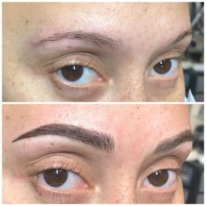 Eyebrow Tattoo result by Almalika Beauty in Cedar Grove, NJ
