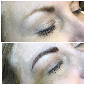 Eyebrow Tattoo result by Alphonse Beauty Cosmetic Ink in Shelby Township, MI
