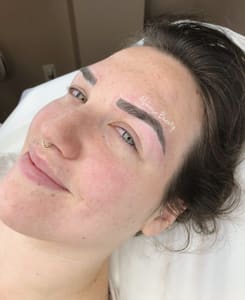 Eyebrow Tattoo result by Alphonse Beauty Cosmetic Ink in Shelby Township, MI