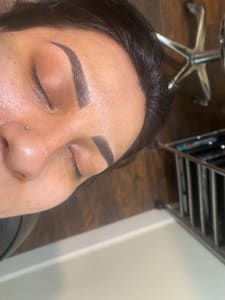 Eyebrow Tattoo result by Altered Aesthetics Beauty Lounge in Lompoc, CA
