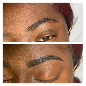 Eyebrow Tattoo result by Altered Aesthetics Beauty Lounge in Lompoc, CA