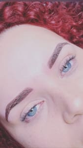 Eyebrow Tattoo result by Altered Aesthetics Cosmetic Tattoo & Beauty Studio in Raleigh, NC