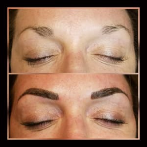 Eyebrow Tattoo result by Alyxis Aesthetics LLC in Greeley, CO