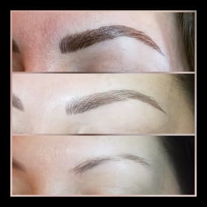 Eyebrow Tattoo result by Alyxis Aesthetics LLC in Greeley, CO