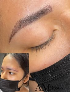 Eyebrow Tattoo result by AM Brows in Whiteland, IN