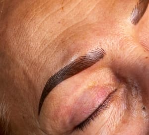 Eyebrow Tattoo result by Amada Beauty Studio Academy in Orlando, FL