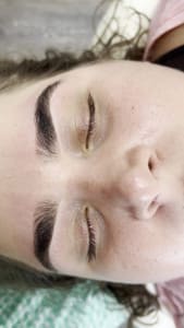 Eyebrow Tattoo result by Amanda Gibbons Brows in Austin, TX