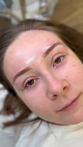Eyebrow Tattoo result by Amanda Kay Brow Studio in Temple, TX