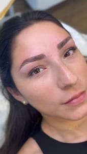 Eyebrow Tattoo result by Amanda Kay Brow Studio in Temple, TX