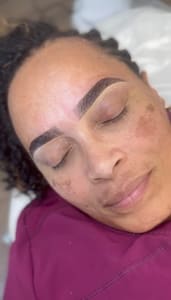 Eyebrow Tattoo result by Amanda Kay Brow Studio in Temple, TX