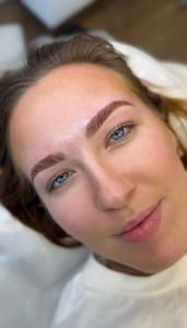 Eyebrow Tattoo result by Amanda Kay Brow Studio in Temple, TX