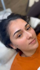 Eyebrow Tattoo result by Amanda Kay Brow Studio in Temple, TX