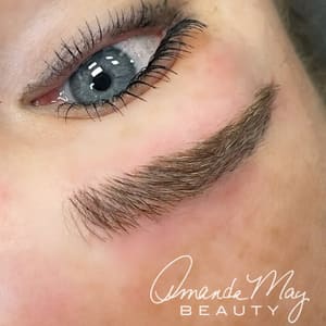 Eyebrow Tattoo result by Amanda May Beauty in Las Vegas, NV