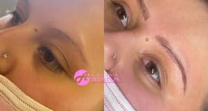 Eyebrow Tattoo result by Amara Beauty Bar & Permanent Cosmetics in Cashmere, WA