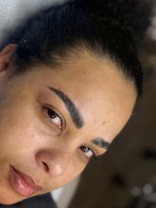 Eyebrow Tattoo result by Amara Beauty Lounge in Miami, FL