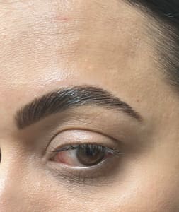 Eyebrow Tattoo result by Amara Beauty Lounge in Miami, FL
