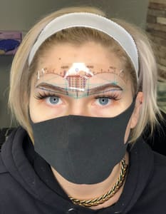 Eyebrow Tattoo result by Amayzing Microblading in Brownsburg, IN