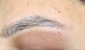 Eyebrow Tattoo result by Amazing Brows Salon and Med Spa in Ashburn, VA