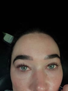 Eyebrow Tattoo result by Amber Aesthetics in Evans, GA