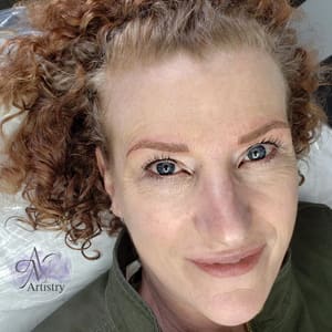 Eyebrow Tattoo result by AMC Artistry- Microblading Eyebrow Artist in Johnson Creek, WI