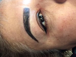 Eyebrow Tattoo result by AMERICA Beauty Salon in Salt Lake City, UT