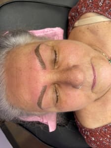 Eyebrow Tattoo result by Amethyst Permanent Makeup LLC in Wilmington, NC